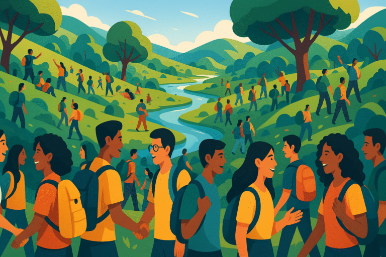 découvrez comment dix mille étudiants s'unissent pour cultiver l'empathie à travers le voyage, en partageant des expériences uniques et enrichissantes qui transforment leur vision du monde.