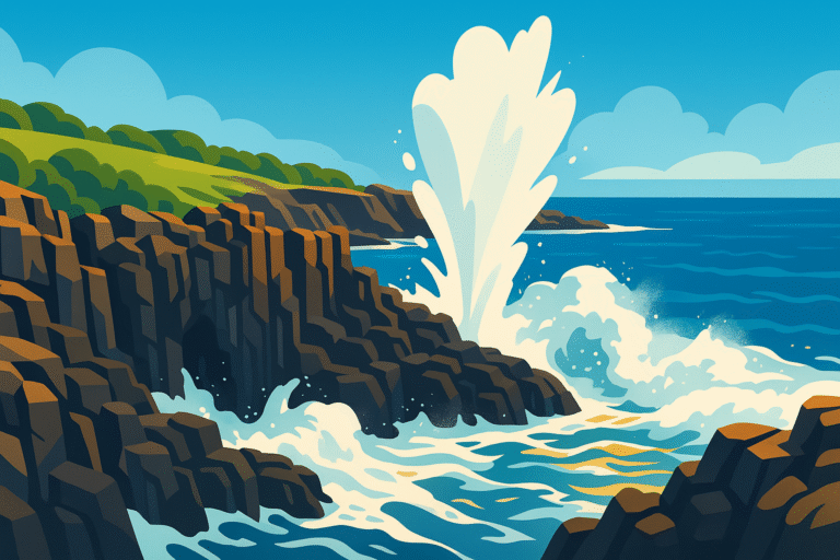 découvrez kiama, une destination incontournable où la mer rugit avec puissance le long de la spectaculaire côte des souffleurs en australie. explorez des paysages époustouflants, des formations rocheuses uniques et vivez l'excitation des jets d'eau naturels dans cette charmante ville côtière.