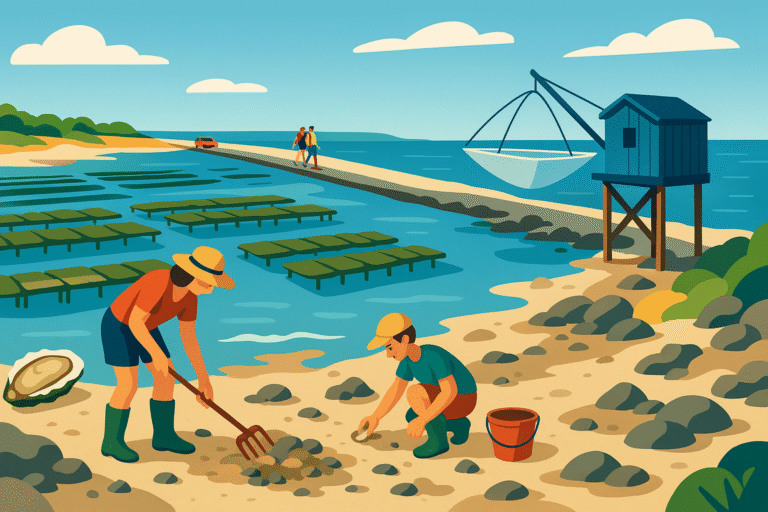 découvrez le gois en vendée, un havre de paix où l'ostréiculture, le tourisme et la pêche à pied s'épanouissent dans un cadre naturel exceptionnel. partez à la conquête de ses paysages uniques et profitez d'activités maritimes fascinantes.