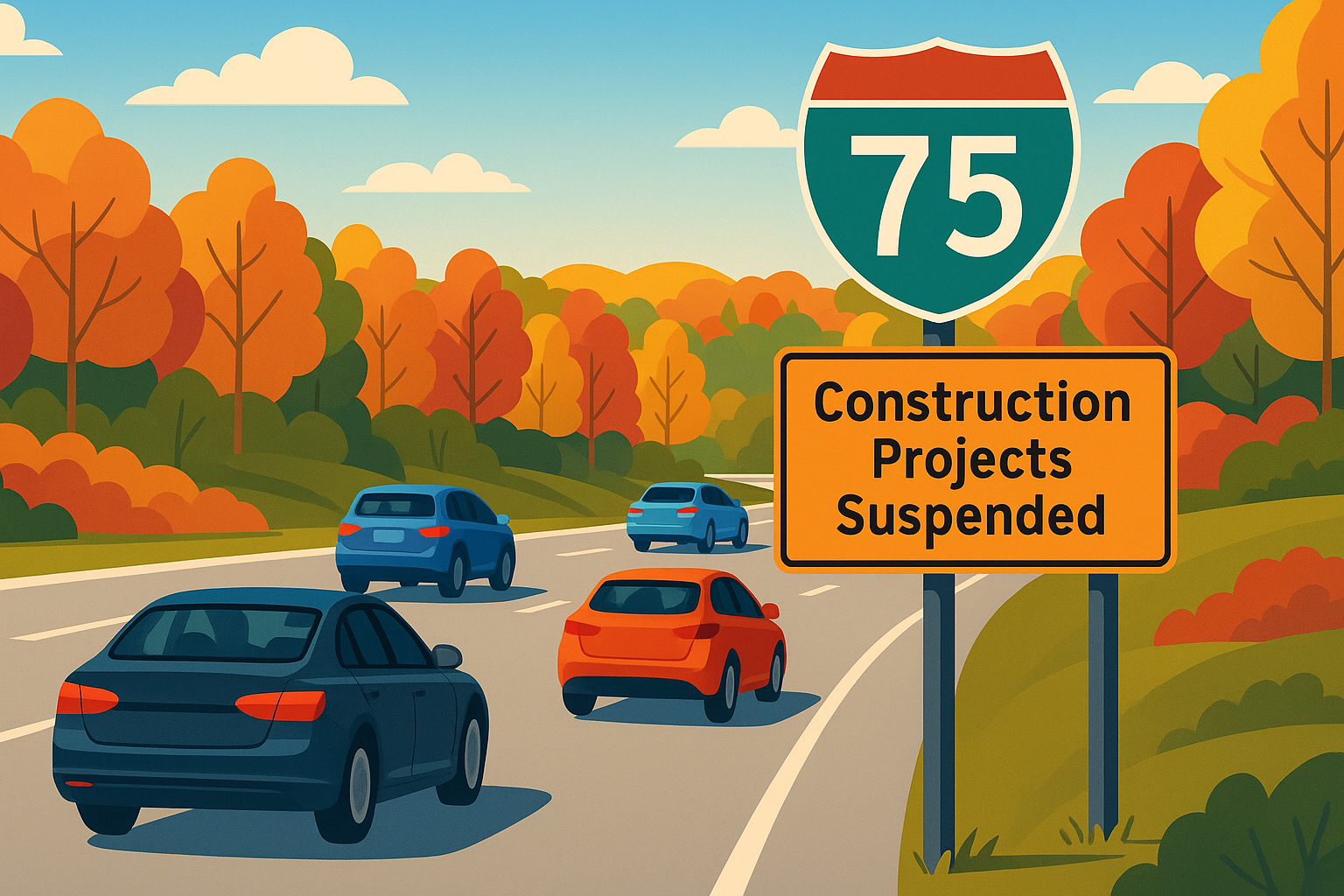 le mdot suspend temporairement les travaux sur l'i-75 afin d'améliorer la circulation durant le week-end de la fête du travail. découvrez comment ces mesures visent à faciliter les déplacements des automobilistes.