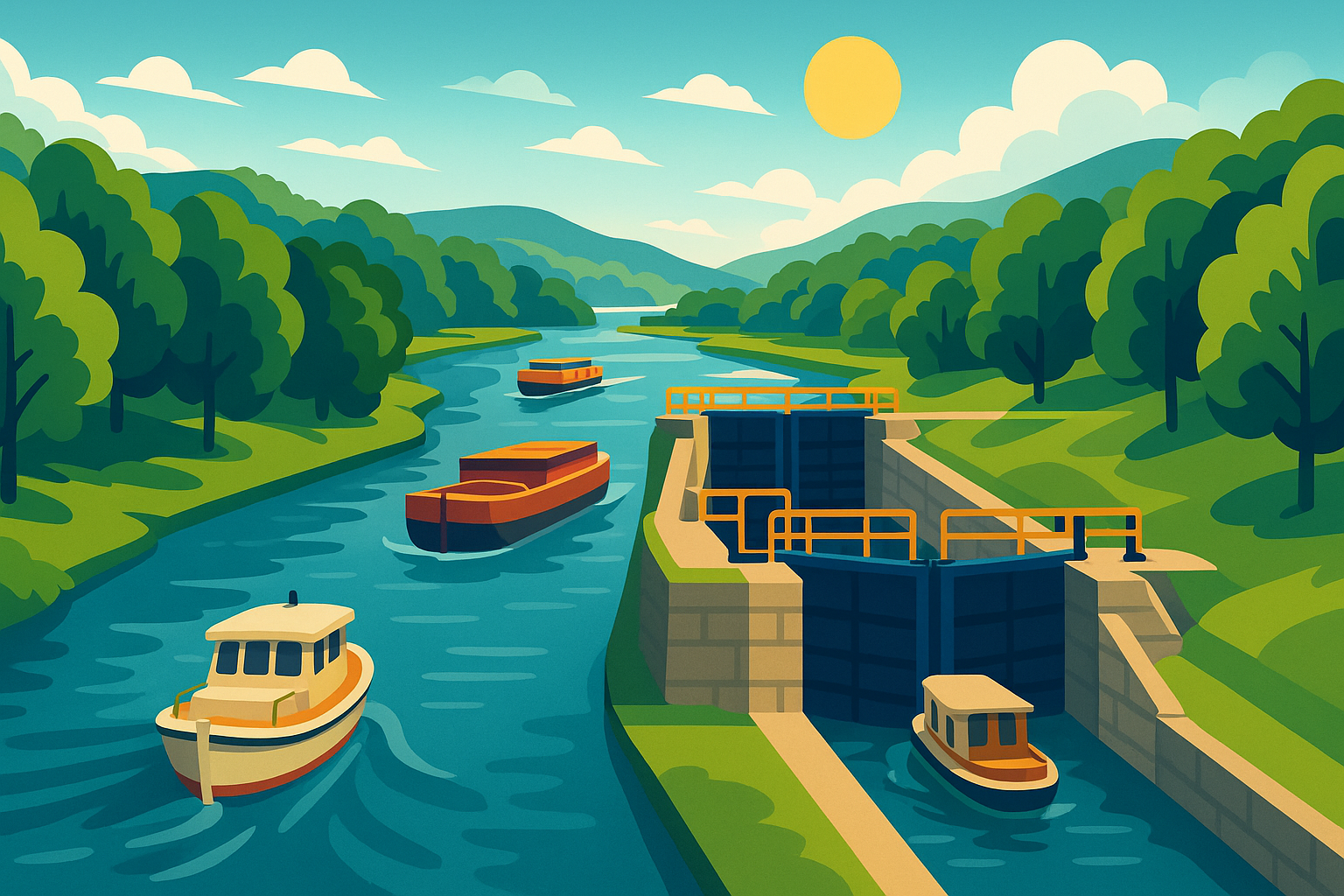 découvrez comment le canal de l'érié, surnommé la première super-route américaine, célèbre ses 200 ans à new york. plongez dans l'histoire et l'impact de cette voie navigable mythique à l'occasion de son bicentenaire.