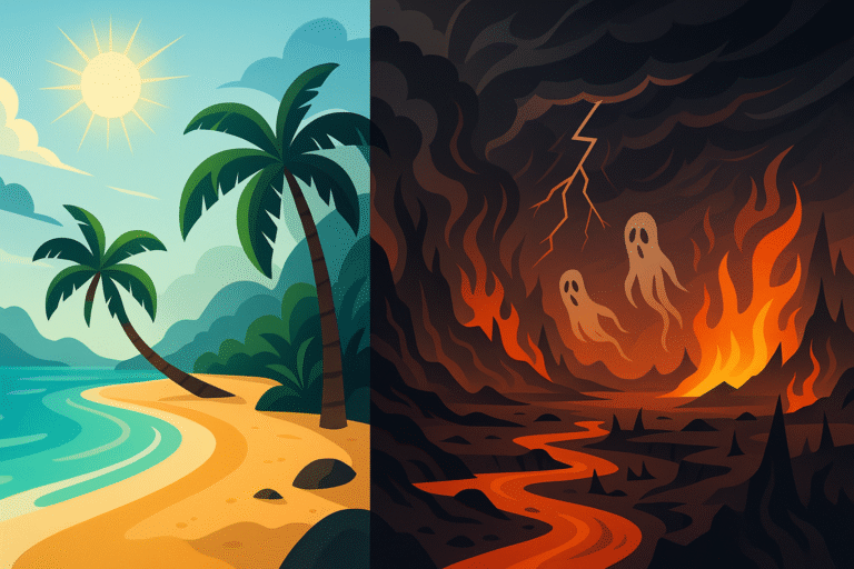 découvrez la face cachée des voyages paradisiaques : quand le rêve de s'évader se change en désillusion, explorez les pièges et les réalités inattendues qui transforment le voyage parfait en véritable cauchemar.