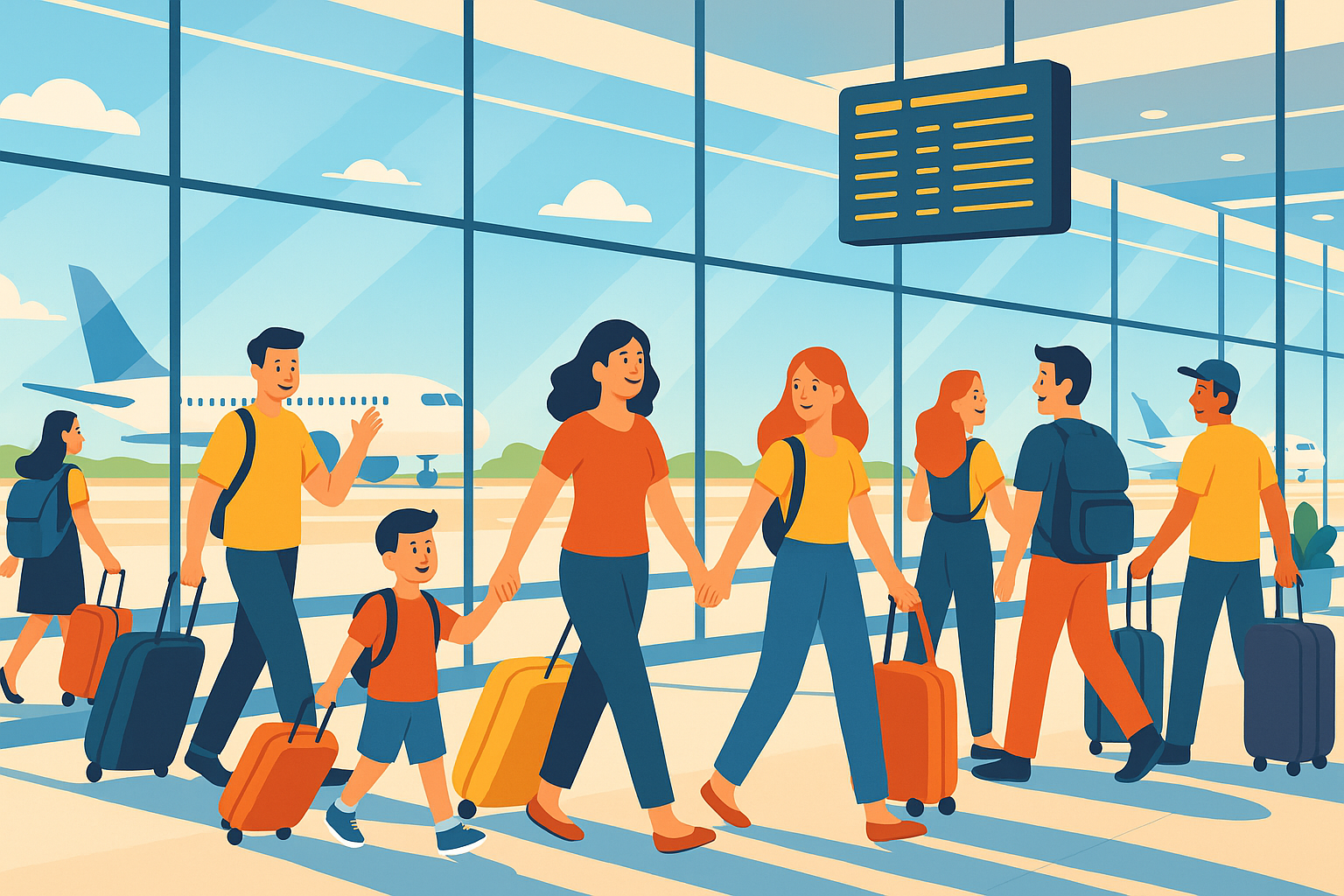 découvrez comment les compagnies aériennes anticipent un nombre record de voyageurs pour le week-end de la fête du travail, avec des conseils pour préparer au mieux votre déplacement.