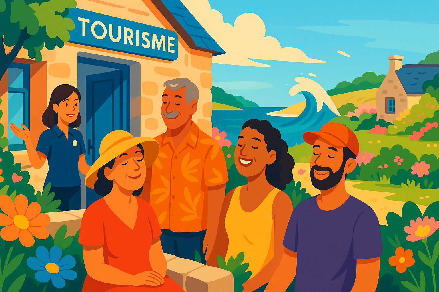 découvrez comment les offices de tourisme en bretagne voient affluer des visiteurs du sud de la france, attirés par la fraîcheur du littoral breton pour échapper à la canicule estivale.