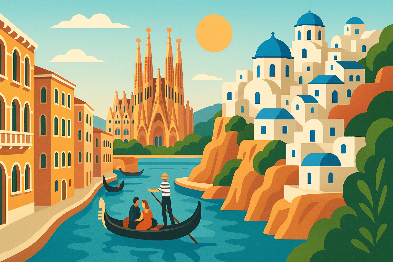 découvrez comment venise, santorin et barcelone, trois destinations emblématiques d’europe, cherchent à préserver leur authenticité et à trouver un équilibre durable face à l’afflux massif de touristes.