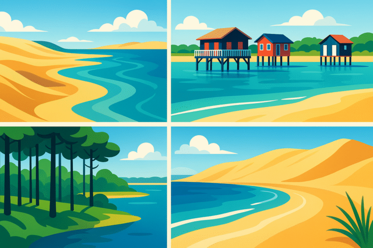 découvrez les cinq trésors cachés du bassin d'arcachon cet été, entre plages de sable fin, paysages enchanteurs et activités nautiques. partez à l'aventure et laissez-vous séduire par ces joyaux naturels et culturels qui feront de vos vacances un moment inoubliable.