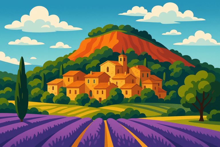 partez à la découverte d’un village provençal méconnu, dont la beauté rivalise avec celle de roussillon. authenticité, charme et paysages saisissants vous attendent dans ce joyau du sud de la france.