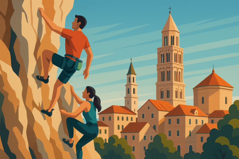 découvrez l'escalade à split : explorez des clochers historiques et grimpez jusqu’aux sommets dans le cœur ancestral de la croatie, entre aventure, patrimoine et panoramas remarquables.