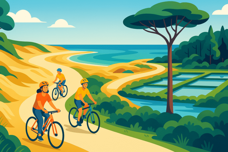découvrez un parcours idyllique à vélo entre saint-gilles-croix-de-vie et noirmoutier : plages, nature préservée, villages typiques et superbes paysages à chaque étape !