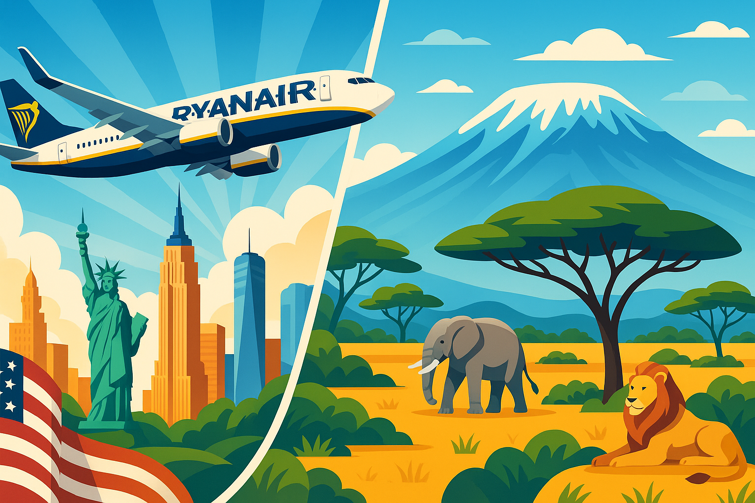 découvrez les dernières actualités aéronautiques : faits marquants aux usa, développements en tanzanie et nouveautés de la compagnie ryanair, résumés en un clin d'œil.