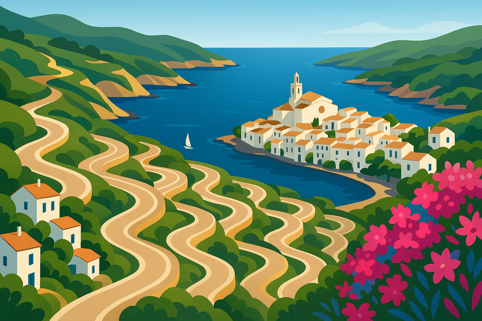 découvrez cadaqués, un trésor préservé de la costa brava. protégé par ses 20 virages pittoresques, ce village authentique séduit par son charme paisible, ses paysages uniques et son atmosphère hors du temps, loin des foules.