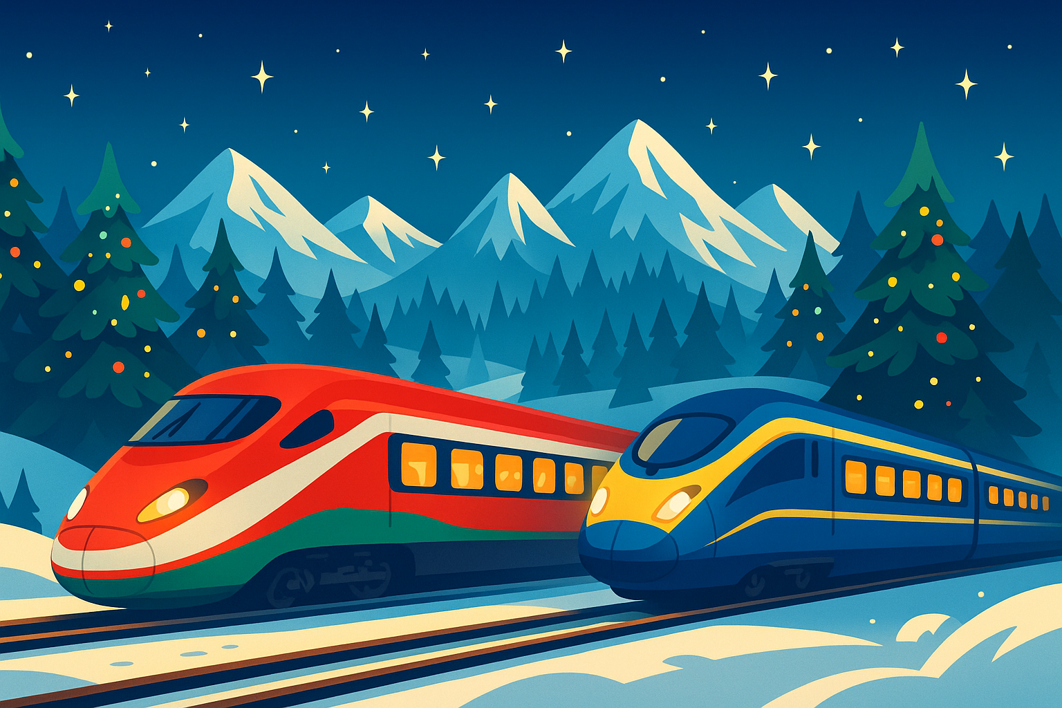 réservez dès maintenant vos billets de train pour noël avec trenitalia et eurostar ! profitez des premiers départs festifs et organisez vos voyages de fin d'année en toute sérénité.
