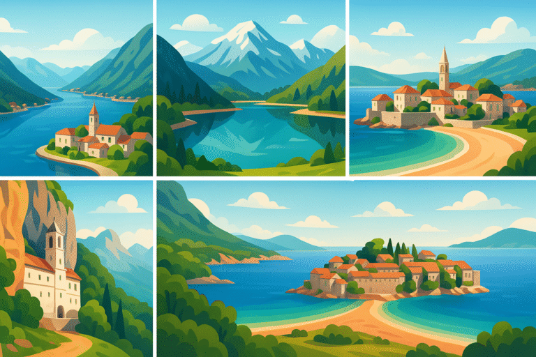 partez à la découverte du monténégro avec notre sélection de cinq destinations incontournables. entre paysages à couper le souffle, villes historiques et plages paradisiaques, laissez-vous inspirer pour votre prochain voyage de rêve.