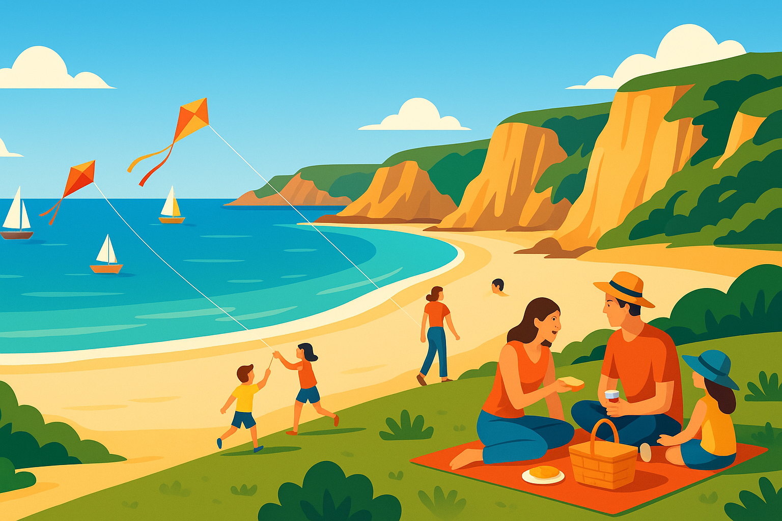 profitez d’un mois d’août ensoleillé dans les côtes-d'armor ! découvrez des paysages côtiers, des activités estivales et une ambiance chaleureuse pour un séjour touristique inoubliable en bretagne.