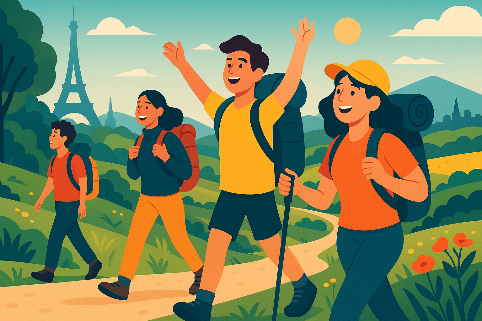 partez à la rencontre de jeunes français passionnés qui choisissent de traverser la france à pied, de paris à marseille, et découvrez comment la randonnée transforme leur vie et leur vision du monde.