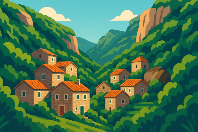 partez à la découverte d’un village portugais unique, sculpté dans la roche et récemment reconnu parmi les plus beaux au monde. laissez-vous séduire par son charme authentique et ses paysages époustouflants !