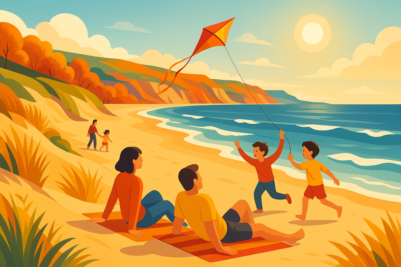 profitez d’un été indien inoubliable en famille sur la côte d’opale ! découvrez la plage parfaite pour vous détendre, jouer et admirer des paysages spectaculaires. astuces et conseils pour des vacances réussies sur le littoral nord.