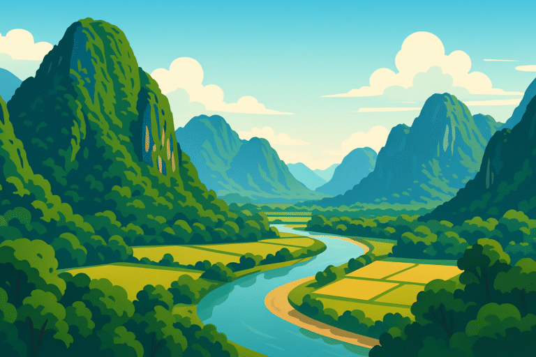 explorez la vallée karstique près de vang vieng au laos et laissez-vous émerveiller par des paysages spectaculaires, entre montagnes escarpées, rivières cristallines et nature préservée. une destination idéale pour les amoureux de panoramas inoubliables.