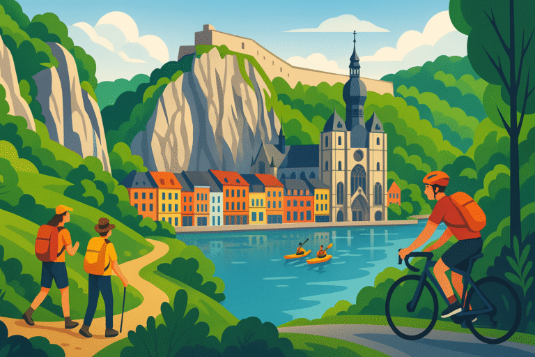 explorez dinant et ses environs à travers une sélection d'activités passionnantes et de lieux emblématiques. profitez des trésors naturels, culturels et historiques qui font de dinant une destination incontournable en belgique.