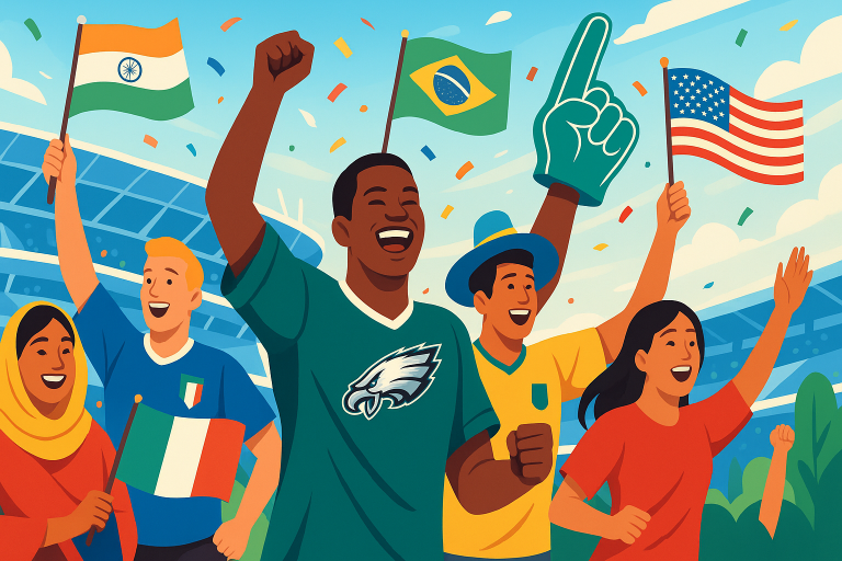 découvrez comment des supporters venus des quatre coins du monde se rassemblent pour encourager les eagles au lancement passionnant de la saison 2025. une ambiance unique et des moments forts à partager !