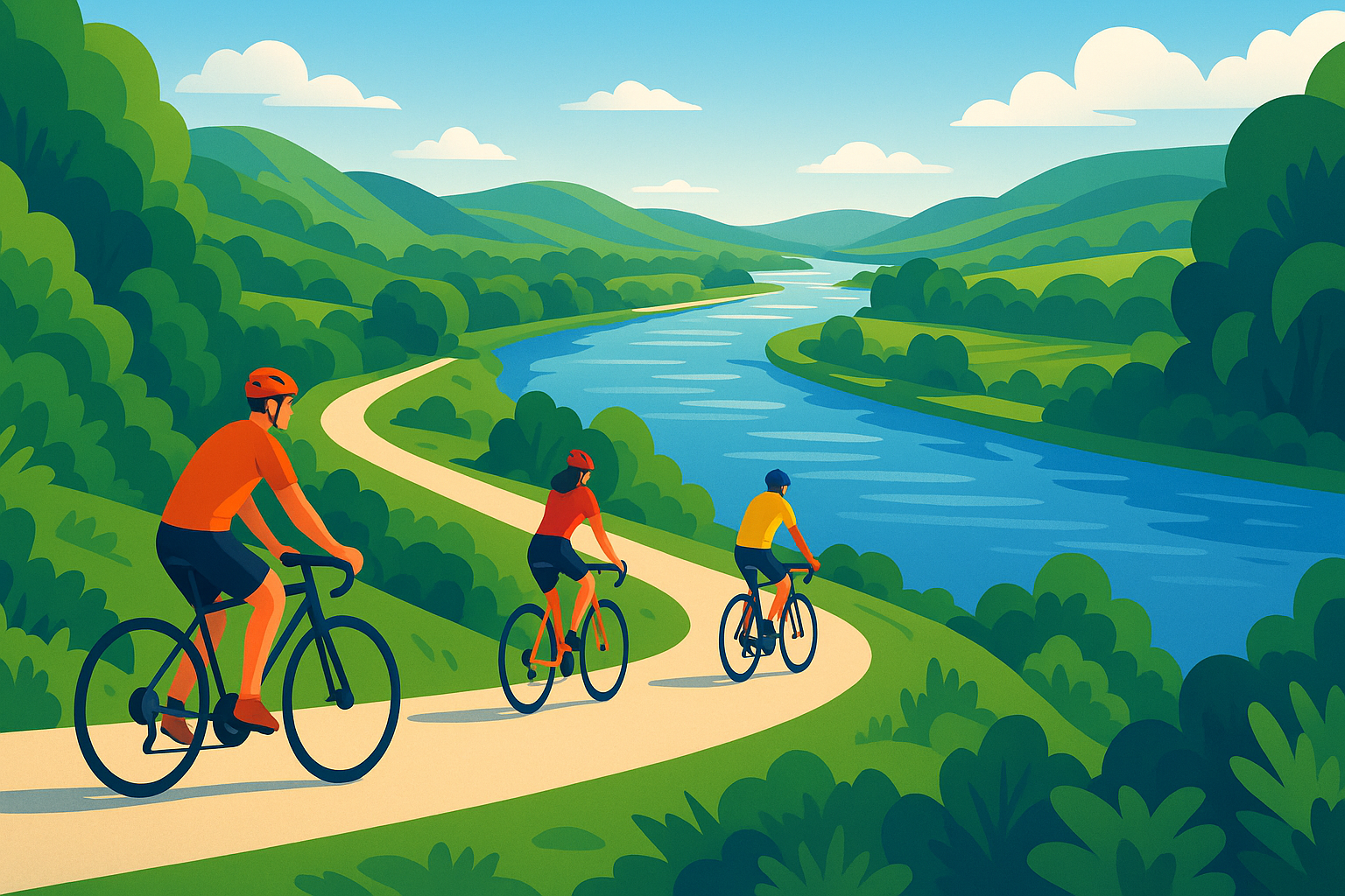 découvrez la véloroute de 900 km qui longe le plus long fleuve de france, récemment élue la plus magnifique au monde. un itinéraire exceptionnel pour les amateurs de cyclotourisme !