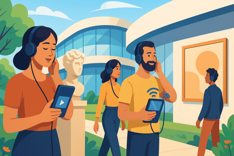 découvrez comment les nouvelles technologies et les attentes des visiteurs pourraient transformer l'avenir des audioguides dans les musées à l'occasion des journées du patrimoine.