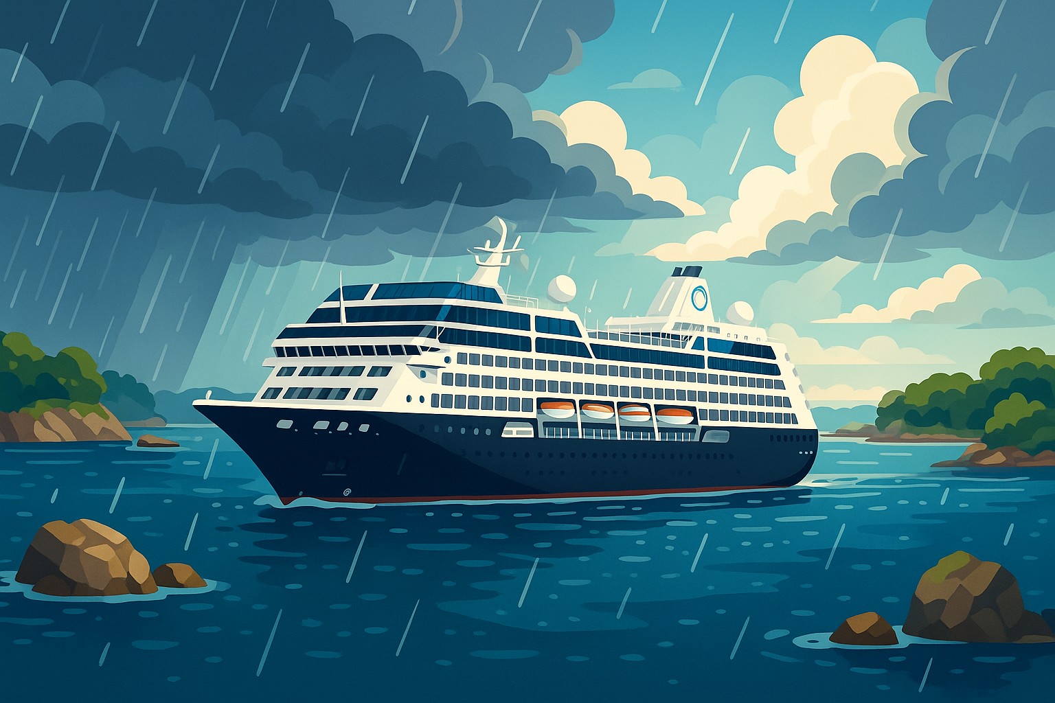 découvrez l'escale unique du paquebot azamara journey à brest, marquée par une météo changeante entre averses et éclaircies. plongez dans l'ambiance maritime de ce navire d’exception le temps de son passage en bretagne.