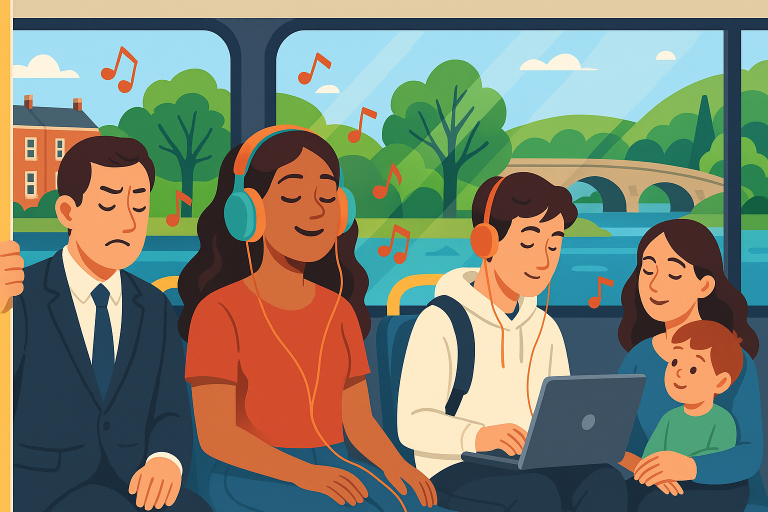 découvrez comment écouter de la musique à plein volume dans les transports en commun en irlande et en angleterre pourrait bientôt vous coûter cher, avec l'introduction possible de lourdes amendes pour préserver la tranquillité des passagers.