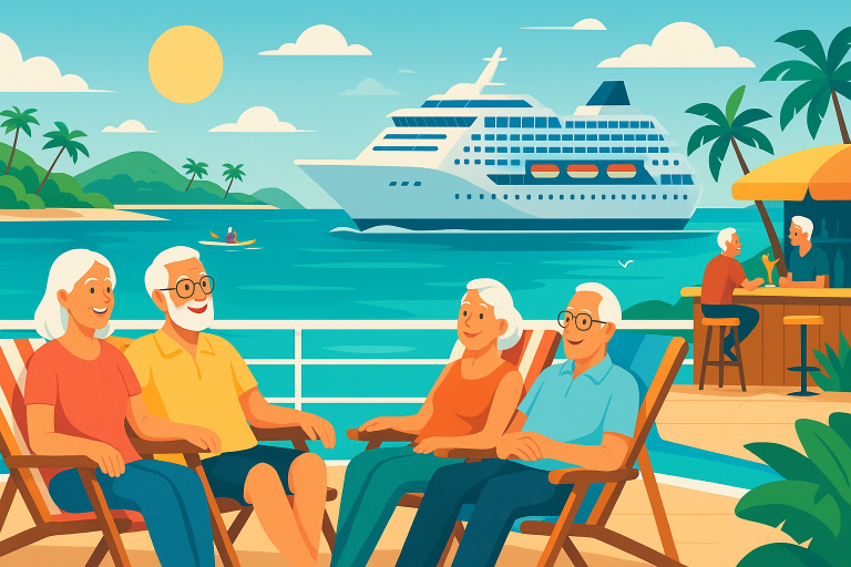 découvrez pourquoi une croisière pour les retraités est la meilleure façon de profiter pleinement de sa retraite : confort, détente, découvertes et activités sur-mesure au fil de l’eau.