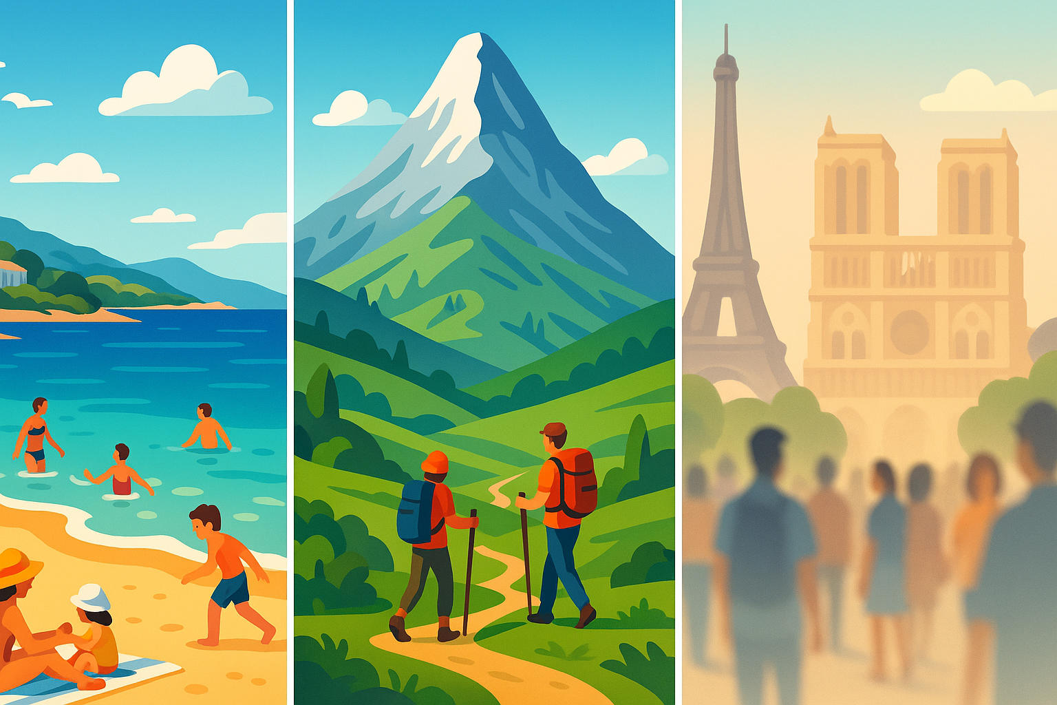 découvrez les destinations préférées des français pour l’été : entre succès inoubliables et quelques déceptions, explorez les tendances voyage de la saison et inspirez vos prochaines vacances.