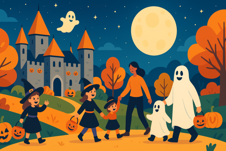 découvrez les meilleures destinations en france pour fêter halloween avec vos enfants : parcs d'attractions, villages hantés et animations familiales pour des souvenirs inoubliables en octobre.