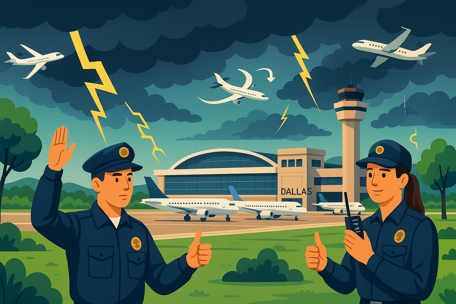 la faa a ordonné un arrêt au sol dans deux aéroports de dallas, provoquant des perturbations majeures dans le transport aérien. découvrez les causes de cette mesure exceptionnelle et son impact sur les voyageurs.