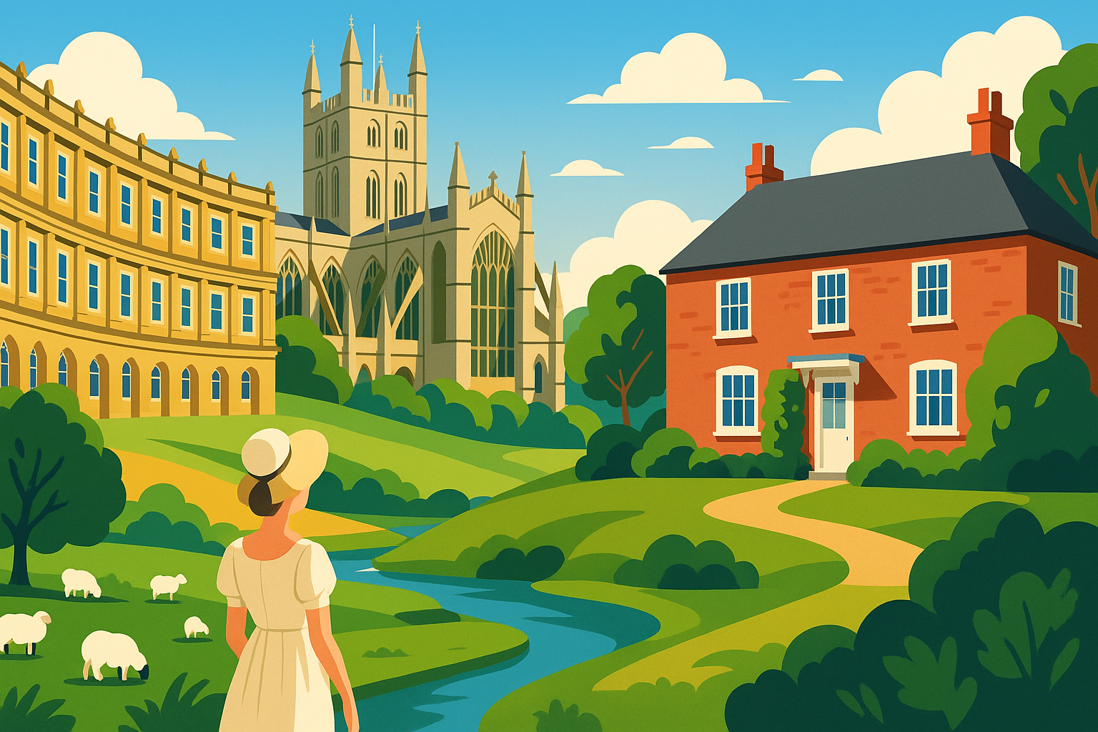 découvrez les lieux emblématiques d’angleterre qui ont inspiré jane austen et ses romans cultes. suivez les traces de l’auteure à travers des sites historiques et authentiques pour une immersion inoubliable dans son univers.