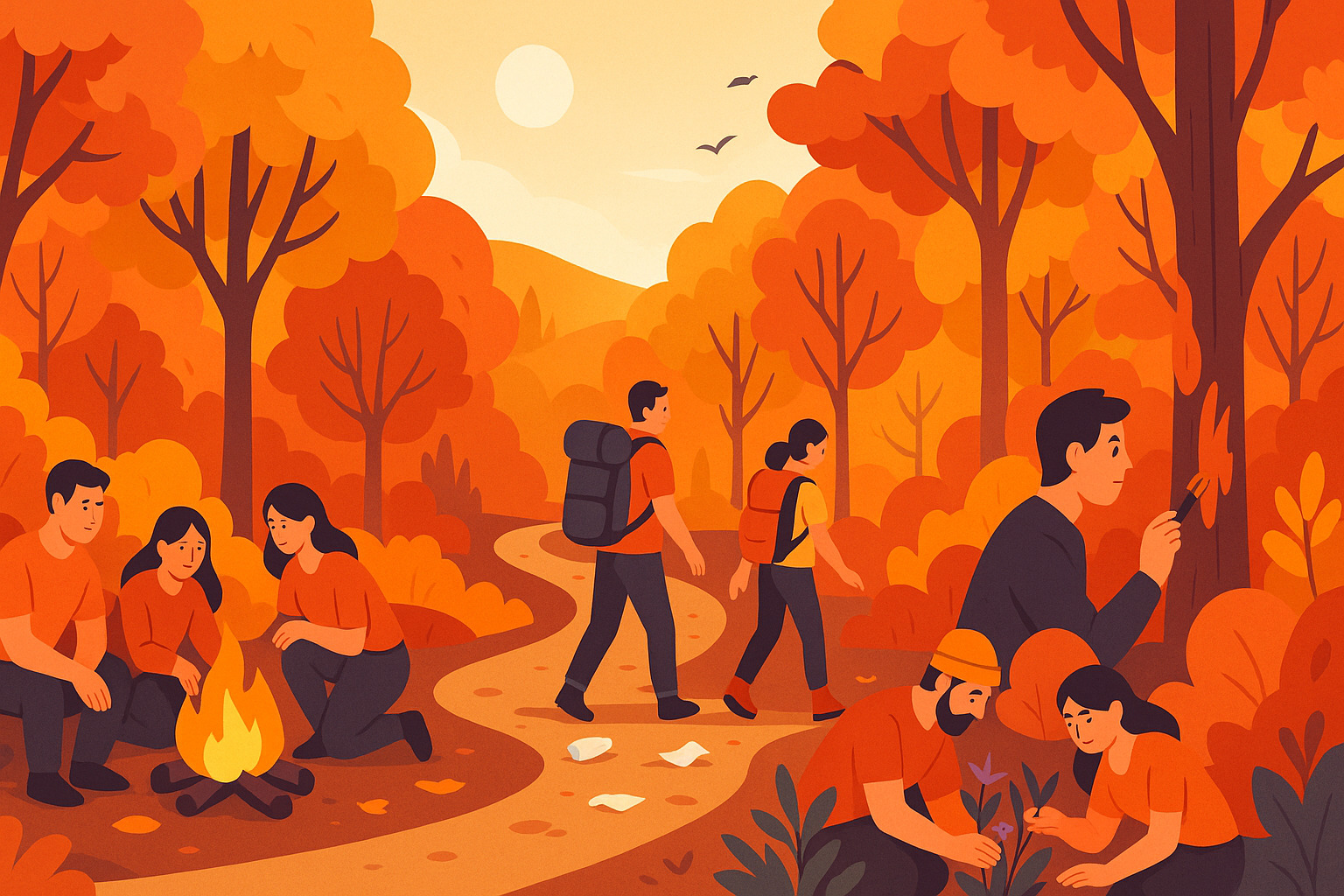 anticipez l'automne en toute sécurité : apprenez les 4 comportements interdits en forêt qui peuvent vous exposer à des amendes jusqu'à 45 000 €. protégez-vous et respectez la nature !