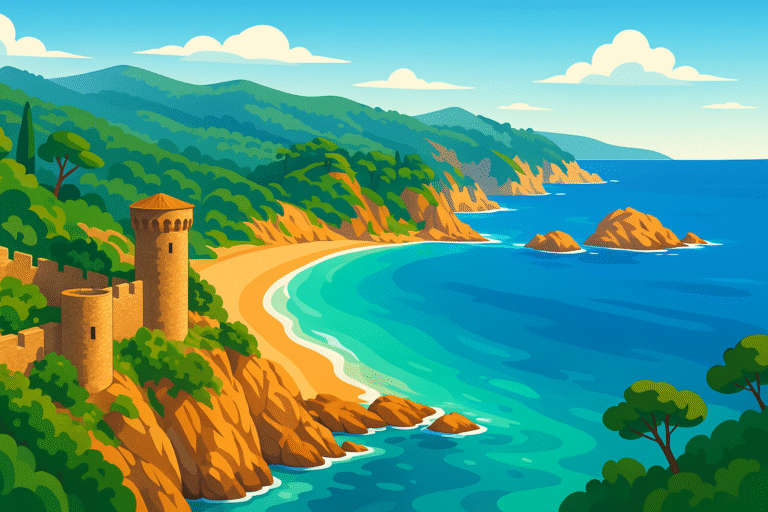 partez à la découverte de tossa de mar et de ses environs ! explorez les sites incontournables, les plages, le patrimoine et les plus beaux paysages pour réussir votre escapade sur la costa brava.