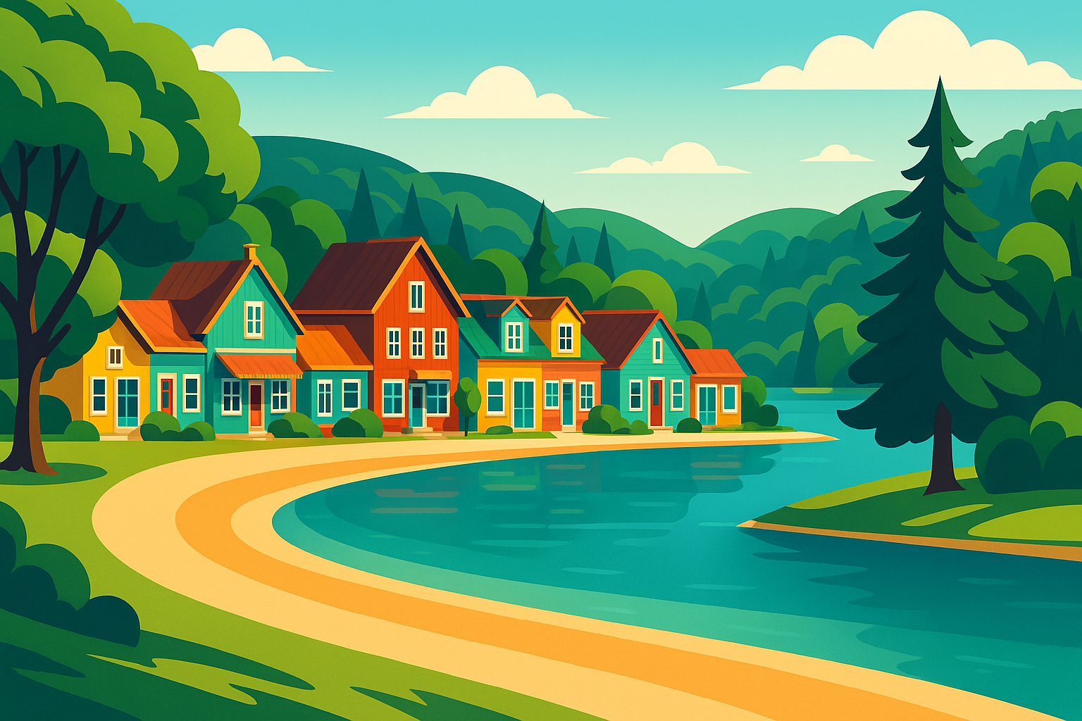 découvrez un village lacustre enchanteur, surnommé 'la petite suisse du canada', offrant plages idylliques, parcs verdoyants et boutiques charmantes pour un séjour inoubliable au cœur de la nature.