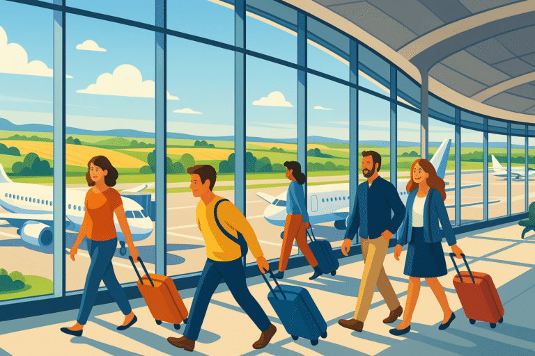 découvrez comment un aéroport du midwest s'est distingué en obtenant d'excellentes notes de satisfaction des voyageurs deux années consécutives. une performance remarquable qui révolutionne l'expérience passagers.