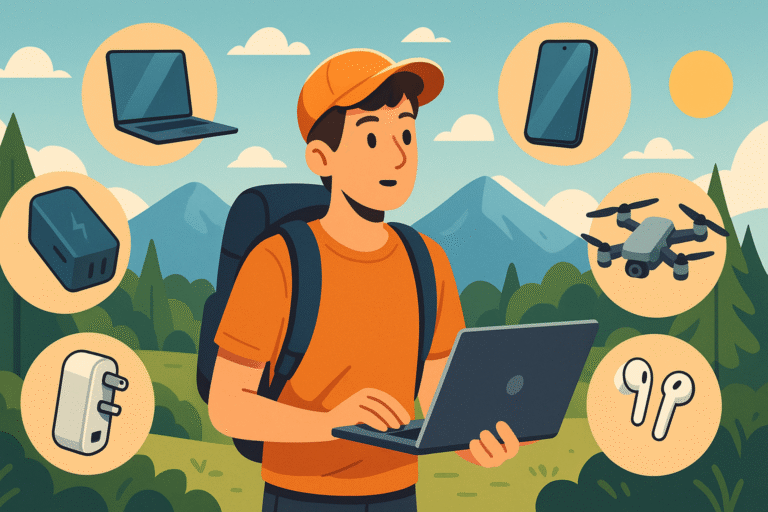 découvrez les sept gadgets de voyage incontournables pour vivre pleinement votre aventure en tant que nomade numérique. optimisez votre travail et vos déplacements grâce à ces accessoires pratiques et innovants !