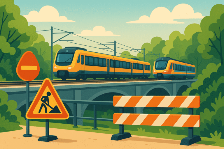 soyez informé des perturbations de voyage causées par des travaux sur un pont ferroviaire. consultez les détails pour anticiper vos déplacements et éviter les désagréments liés aux modifications de circulation.