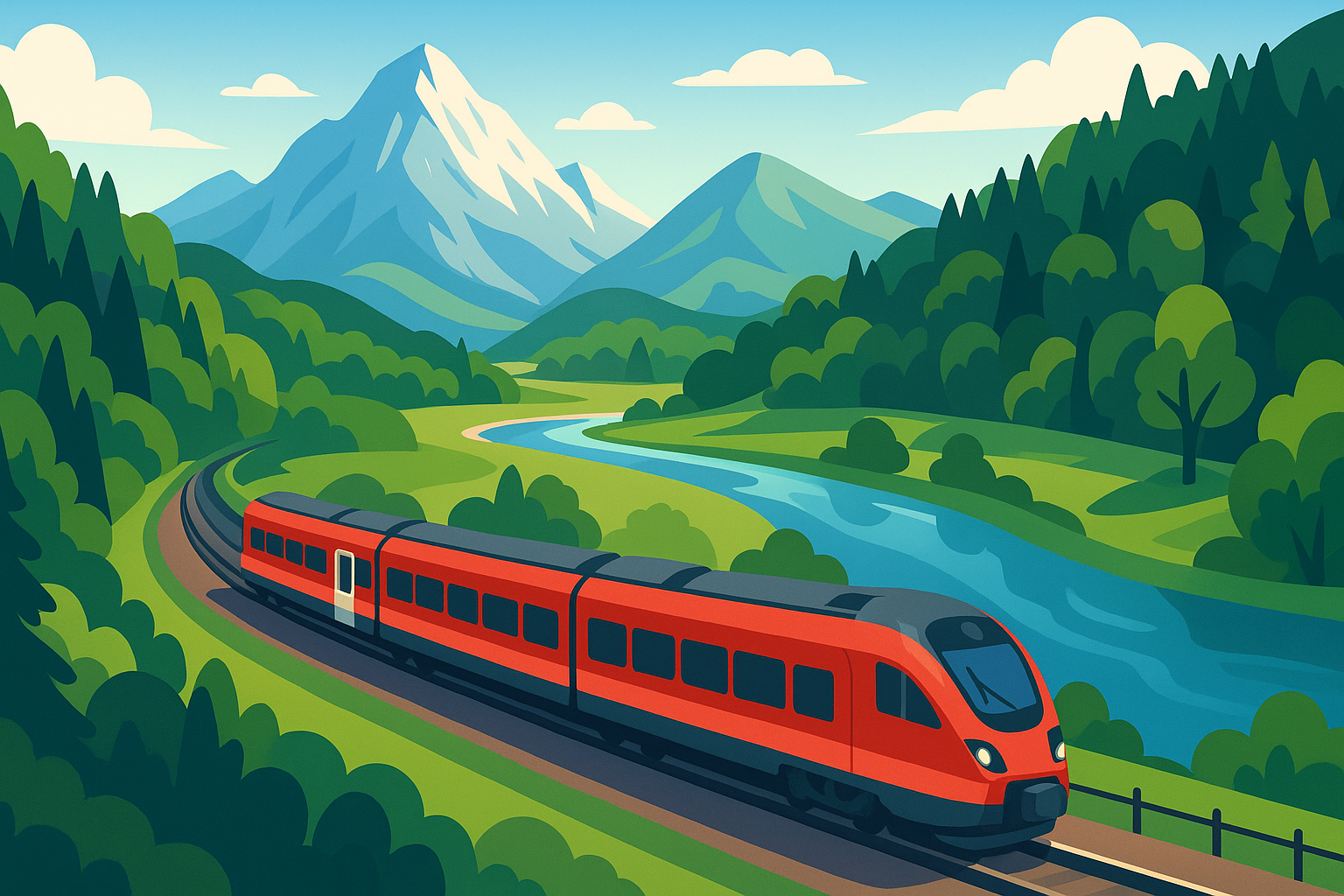 partez à l’aventure sur la mythique voie impériale reliant trieste à jesenice : un voyage en train fascinant à travers des paysages spectaculaires, des tunnels historiques et des villes pittoresques, à la découverte du patrimoine ferroviaire d’europe centrale.