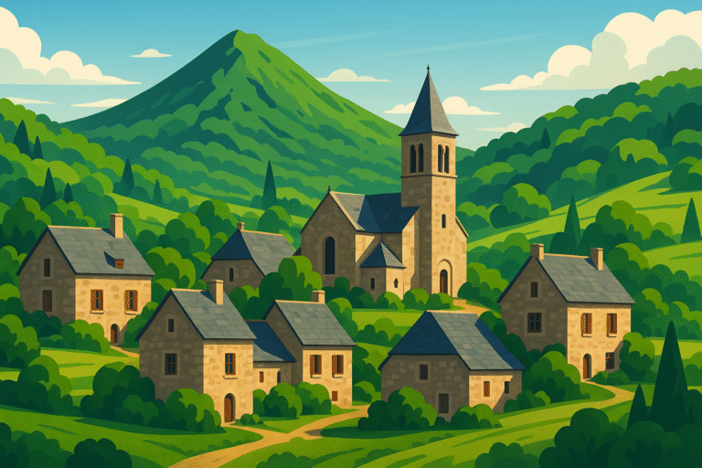 partez à la découverte d’un charmant village auvergnat, situé au pied d’un volcan endormi, et laissez-vous séduire par ses paysages authentiques et son atmosphère paisible.