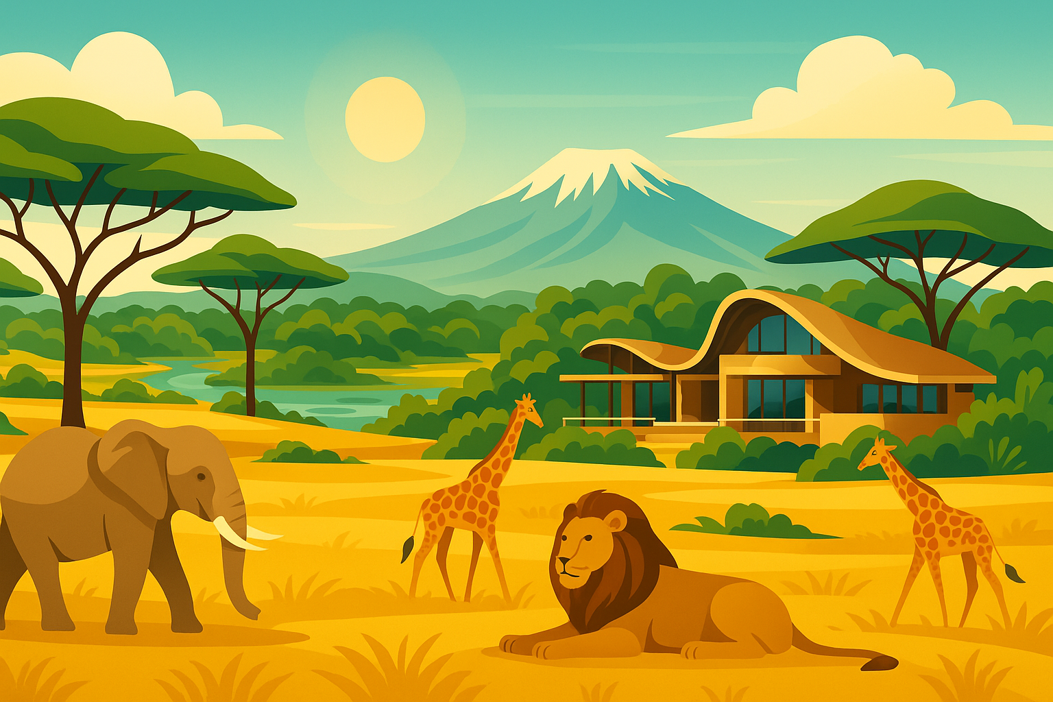partez à la découverte de la tanzanie avec une expérience safari exceptionnelle et vivez une immersion unique au laba grumeti art lodge, entre nature sauvage et art local. un voyage inoubliable vous attend !