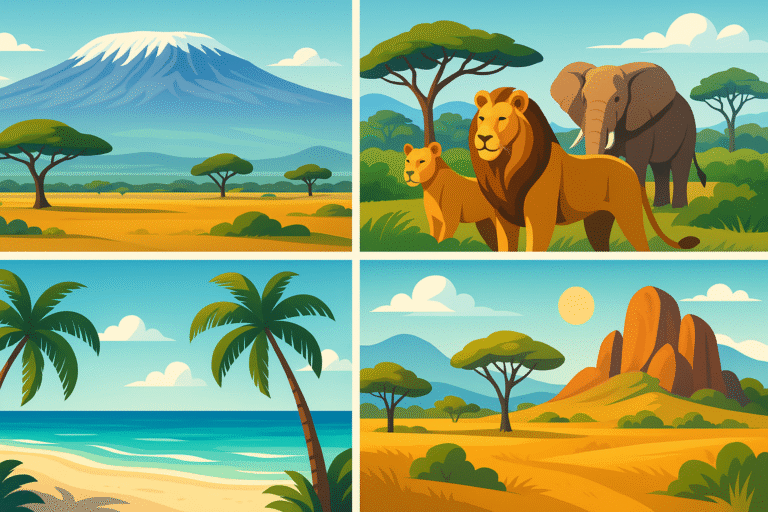 explorez quatre destinations incontournables en tanzanie, entre safaris sauvages, paysages époustouflants et rencontres culturelles authentiques. préparez votre voyage au cœur de l'afrique.