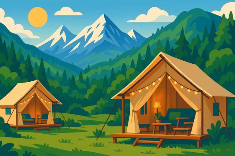 découvrez notre sélection des 10 meilleurs endroits pour glamping en amérique : des tentes safari luxueuses aux refuges nichés en montagne, vivez une expérience unique mêlant nature et confort.