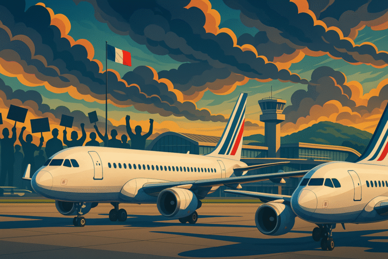 des grèves imminentes en france risquent de perturber fortement le secteur aérien, entraînant des retards et annulations de vols. découvrez les prévisions, les causes du mouvement social et les conseils pour préparer votre voyage.