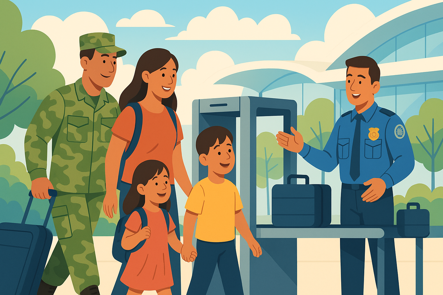 profitez de nouvelles réductions sur la sécurité aéroportuaire offertes par la tsa, spécialement pensées pour les familles militaires. un avantage exclusif pour faciliter vos voyages et économiser lors de vos déplacements.