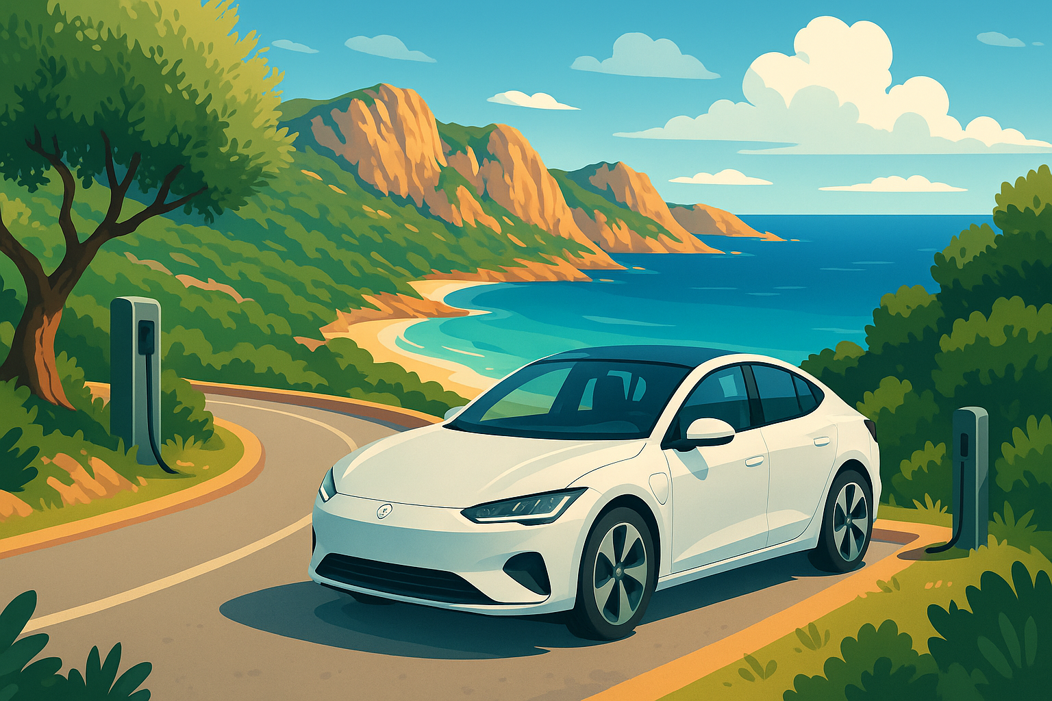 découvrez les enjeux et défis de l'exploration de la corse en voiture électrique. autonomie, bornes de recharge et trajets : préparez votre aventure sur l'île de beauté en toute sérénité.