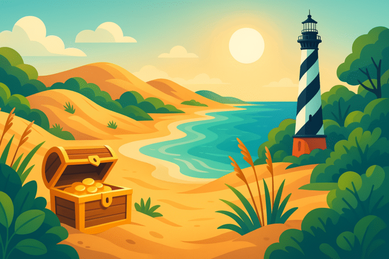 partez à la découverte des outer banks et explorez les trésors cachés de la caroline du nord. entre plages sauvages, villages pittoresques et histoire captivante, vivez une aventure inoubliable au cœur de ce littoral unique.