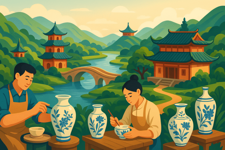 découvrez jingdezhen, la capitale historique de la porcelaine en chine. plongez au cœur d'une ville légendaire où savoir-faire ancestral, artisanat raffiné et patrimoine culturel exceptionnel se mêlent pour raconter l'histoire de la céramique chinoise.
