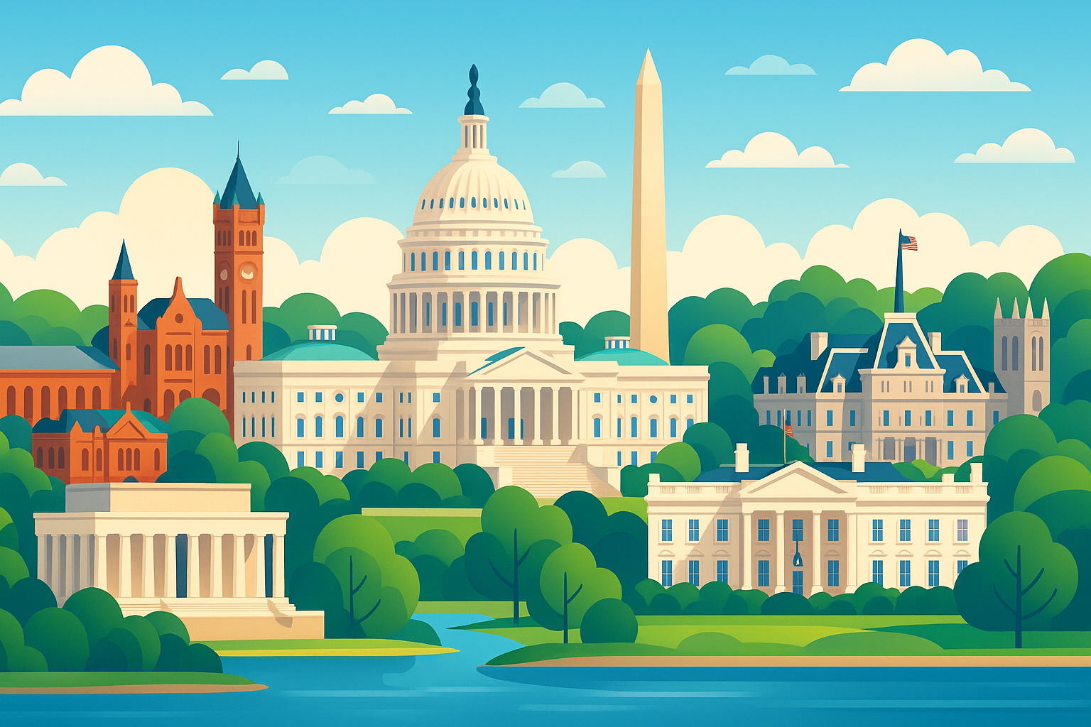 découvrez les incontournables de washington d.c. grâce à notre sélection des 10 sites emblématiques à visiter absolument pour un séjour mémorable dans la capitale américaine !
